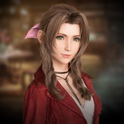 This is the Avatar Image for the Aerith Gainsborough (FF7 Remake) AI Voice and Text to Speech Generator